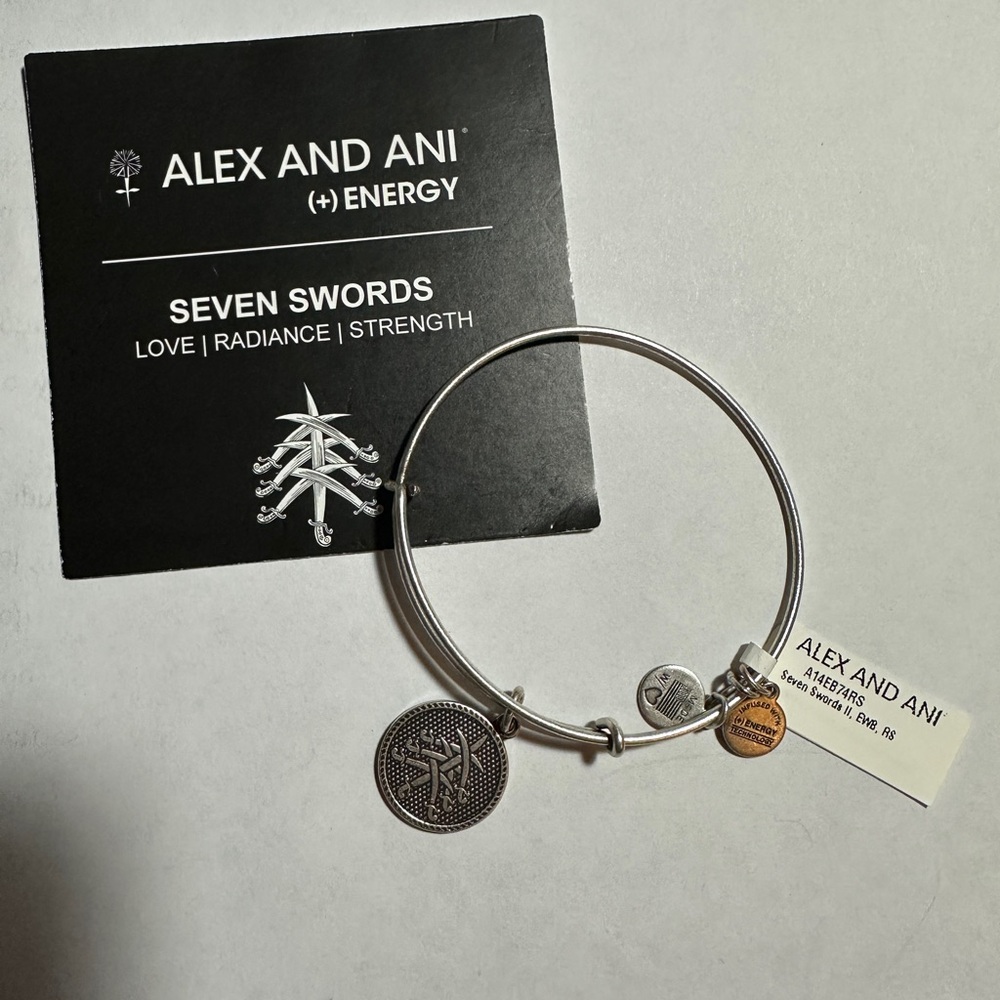 Alex and Ani Silver Charm Bracelet